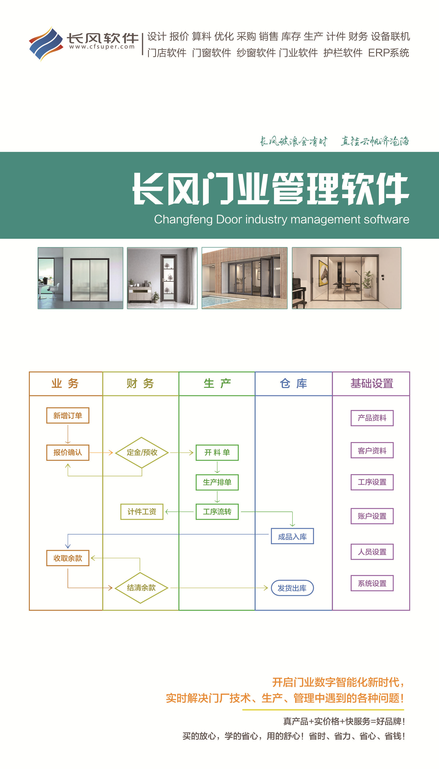 长风新款门业管理软件53
